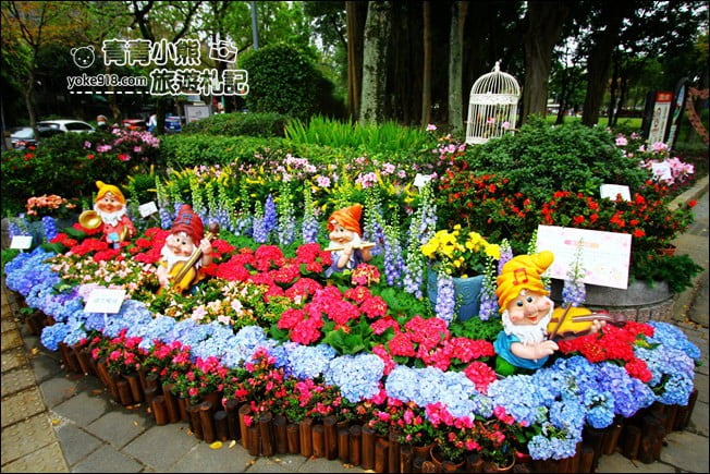 台北景點》2022台北杜鵑花季&繡球花季．森林公園內的花園 @青青小熊＊旅遊札記