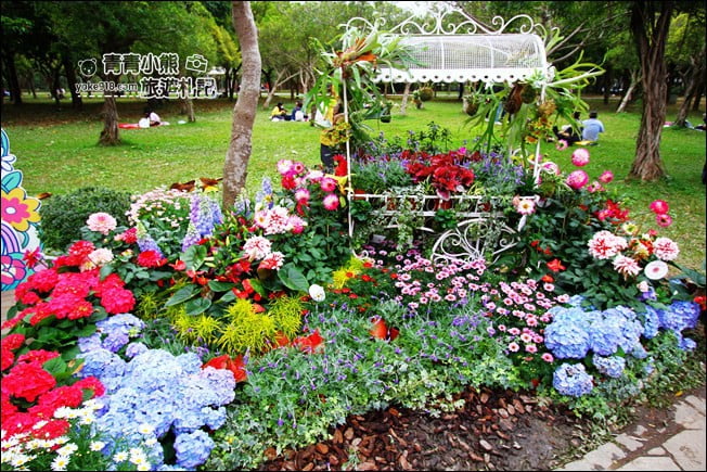 台北景點》2022台北杜鵑花季&繡球花季．森林公園內的花園 @青青小熊＊旅遊札記