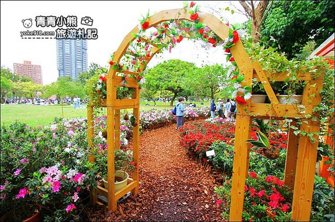 台北景點》2022台北杜鵑花季&繡球花季．森林公園內的花園 @青青小熊＊旅遊札記