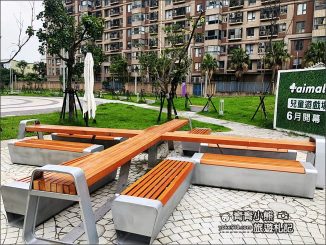 桃園景點》台茂購物中心最新台茂公園-戶外兒童共融遊戲場 @青青小熊＊旅遊札記