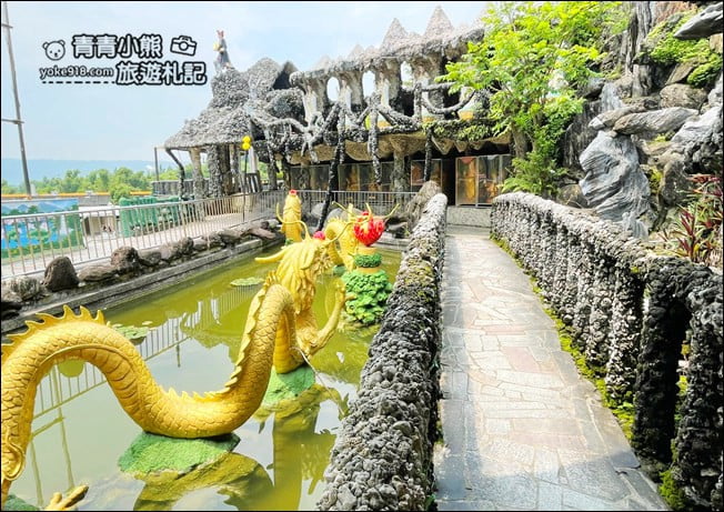 高雄景點》田寮石頭廟．走進陸上海底龍宮~貝殼珊瑚打造的海洋風石頭廟 @青青小熊＊旅遊札記