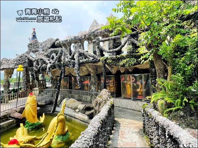 高雄景點》田寮石頭廟．走進陸上海底龍宮~貝殼珊瑚打造的海洋風石頭廟 @青青小熊＊旅遊札記