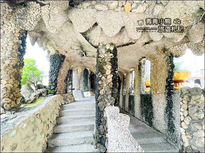 高雄景點》田寮石頭廟．走進陸上海底龍宮~貝殼珊瑚打造的海洋風石頭廟 @青青小熊＊旅遊札記