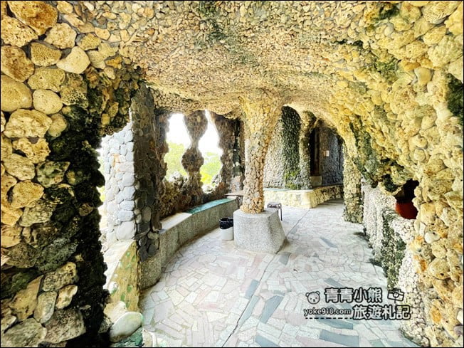 高雄景點》田寮石頭廟．走進陸上海底龍宮~貝殼珊瑚打造的海洋風石頭廟 @青青小熊＊旅遊札記