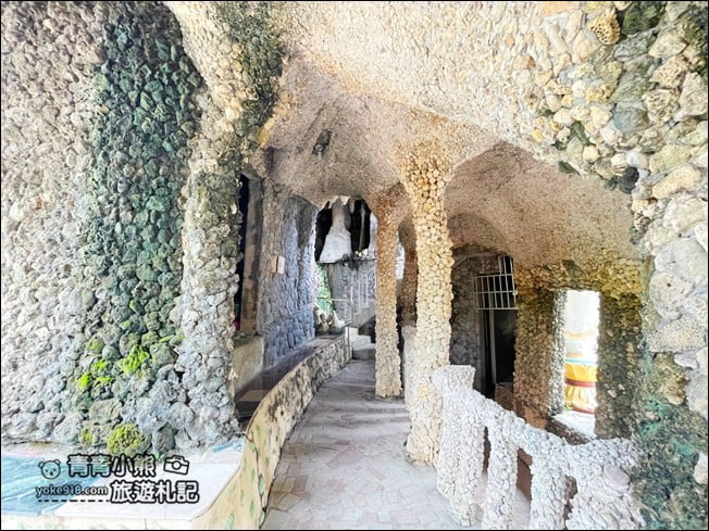 高雄景點》田寮石頭廟．走進陸上海底龍宮~貝殼珊瑚打造的海洋風石頭廟 @青青小熊＊旅遊札記