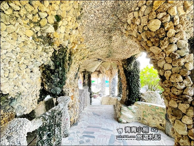 高雄景點》田寮石頭廟．走進陸上海底龍宮~貝殼珊瑚打造的海洋風石頭廟 @青青小熊＊旅遊札記