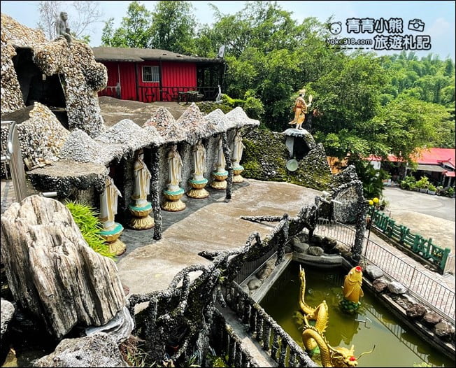 高雄景點》田寮石頭廟．走進陸上海底龍宮~貝殼珊瑚打造的海洋風石頭廟 @青青小熊＊旅遊札記