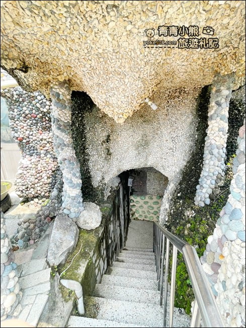高雄景點》田寮石頭廟．走進陸上海底龍宮~貝殼珊瑚打造的海洋風石頭廟 @青青小熊＊旅遊札記