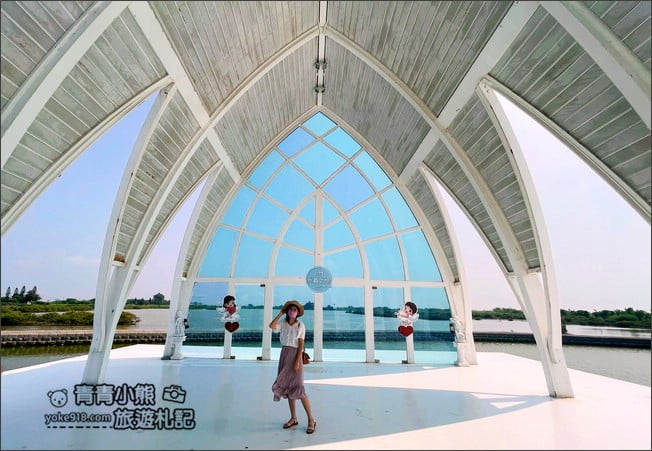 台南景點》北門水晶教堂太浪漫.純白建築,還有美拍場景 @青青小熊*旅遊札記 台南景點》北門水晶教堂太浪漫.純白建築,還有美拍場景 @青青小熊*旅遊札記