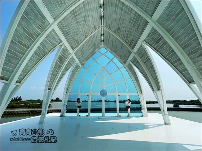 台南景點》北門水晶教堂太浪漫．純白建築，還有美拍場景 @青青小熊＊旅遊札記