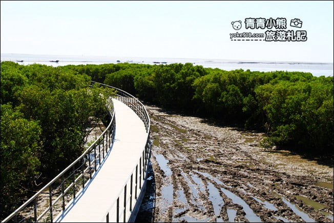彰化新景點》芳苑濕地海空步道．最新紅樹林溼地步道~來去散散步 @青青小熊＊旅遊札記