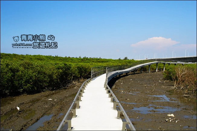 彰化新景點》芳苑濕地海空步道．最新紅樹林溼地步道~來去散散步 @青青小熊＊旅遊札記