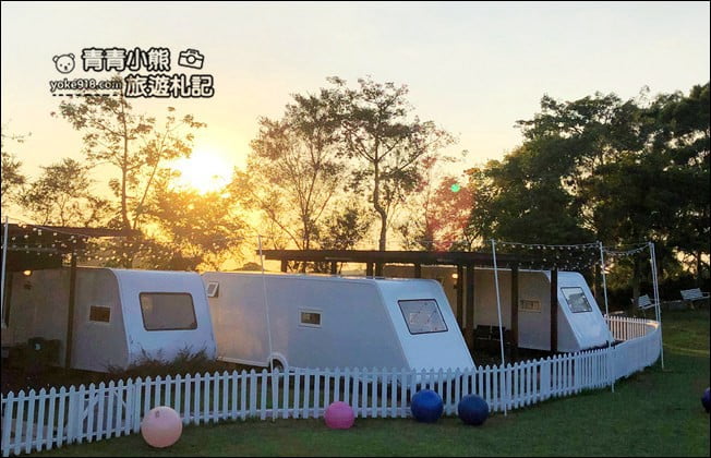 苗栗景點》自然風情景觀餐廳民宿．夢幻露營車，住在星空露營車上好Chill @青青小熊＊旅遊札記
