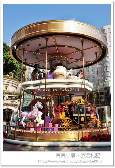 [香港自由行]中環~閃亮亮水晶聖誕樹 @青青小熊＊旅遊札記