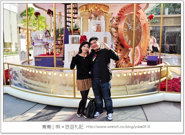 [香港自由行]中環~閃亮亮水晶聖誕樹 @青青小熊＊旅遊札記