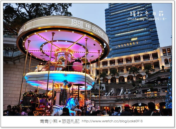 [香港自由行]中環~閃亮亮水晶聖誕樹 @青青小熊＊旅遊札記