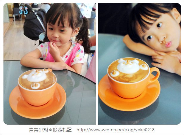 台中拉花咖啡》卡哇伊立體小熊拉花咖啡.52 cafe @青青小熊*旅遊札記