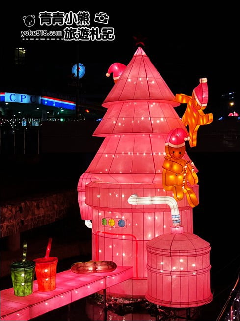 台中景點》綠川&middot;柳川水岸甜蜜散步去，2022台中璀燦迎耶誕跨年 @青青小熊＊旅遊札記