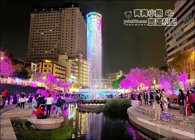 台中景點》綠川&middot;柳川水岸甜蜜散步去，2022台中璀燦迎耶誕跨年 @青青小熊＊旅遊札記