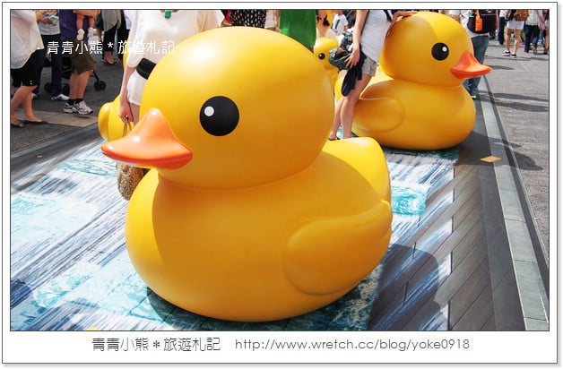 海港城‧與黃色小鴨擦身而過 @青青小熊*旅遊札記
