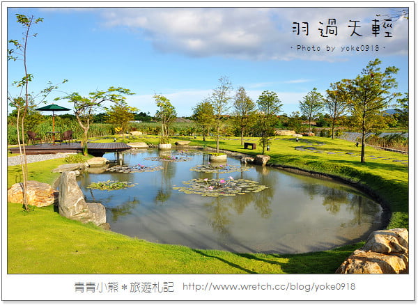宜蘭民宿~藍白鄉村風．羽過天輕 @青青小熊＊旅遊札記