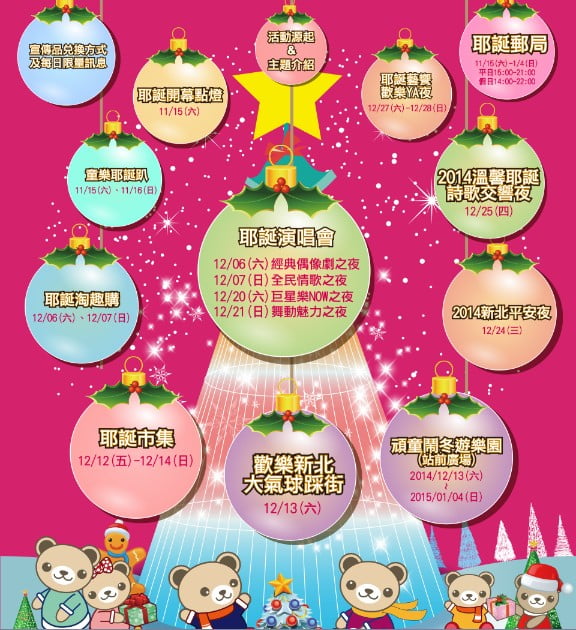 2014新北市歡樂耶誕城》來新北市過耶誕-資訊分享 @青青小熊*旅遊札記 2014新北市歡樂耶誕城》來新北市過耶誕-資訊分享 @青青小熊*旅遊札記