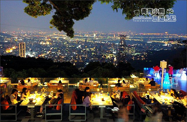 台北景點》草山夜未眠．陽明山夜景餐廳，浪漫夜景盡收眼底的約會聖地 @青青小熊＊旅遊札記