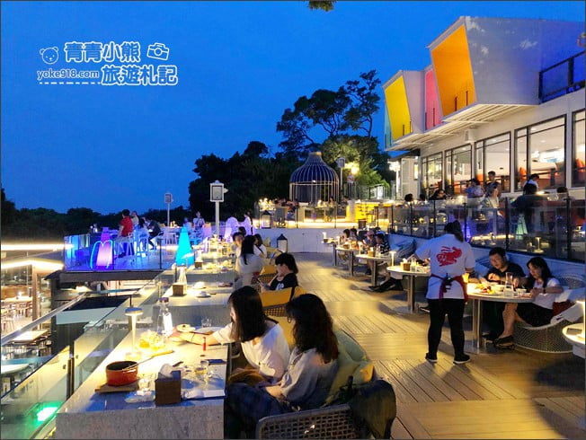 台北景點》草山夜未眠．陽明山夜景餐廳，浪漫夜景盡收眼底的約會聖地 @青青小熊＊旅遊札記