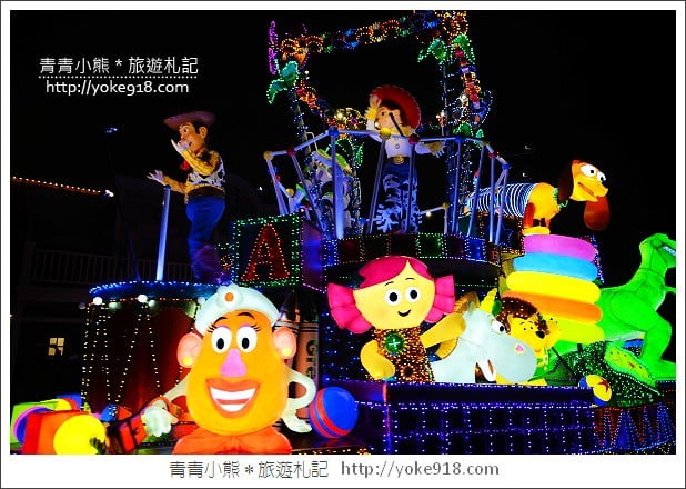 迪士尼夜間遊行》東京迪士尼樂園夜間活動．夢之光遊行 @青青小熊＊旅遊札記
