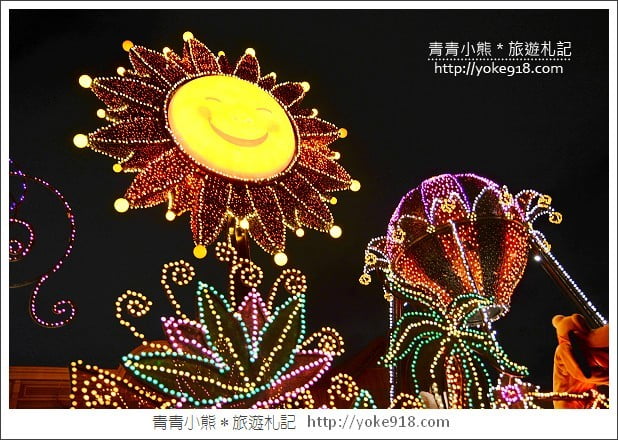 迪士尼夜間遊行》東京迪士尼樂園夜間活動．夢之光遊行 @青青小熊＊旅遊札記