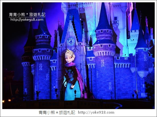 東京迪士尼》東京迪士尼樂園童話之夜．冰雪奇緣冬日限定版 @青青小熊＊旅遊札記