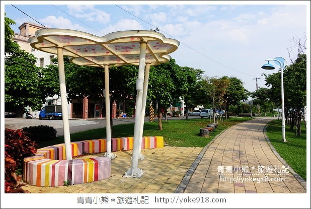 桃園親子景點》桃園三民公園戀愛廣場．散步騎鐵馬去 @青青小熊＊旅遊札記