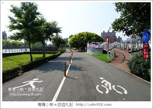 桃園親子景點》桃園三民公園戀愛廣場．散步騎鐵馬去 @青青小熊＊旅遊札記