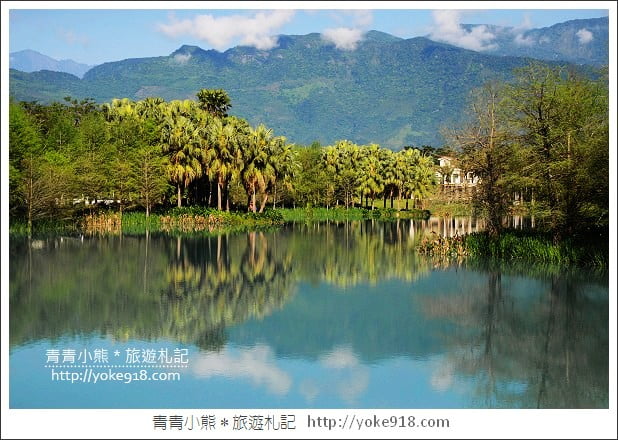 有熊的森林villa》花蓮民宿推薦．雲山水有熊的森林~擁有超夢幻湖景相伴 @青青小熊＊旅遊札記
