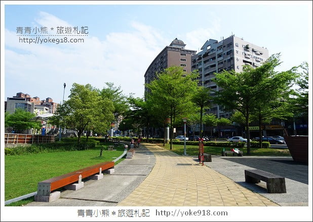 桃園親子景點》桃園三民公園戀愛廣場．散步騎鐵馬去 @青青小熊＊旅遊札記