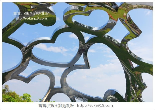 桃園親子景點》桃園三民公園戀愛廣場．散步騎鐵馬去 @青青小熊＊旅遊札記