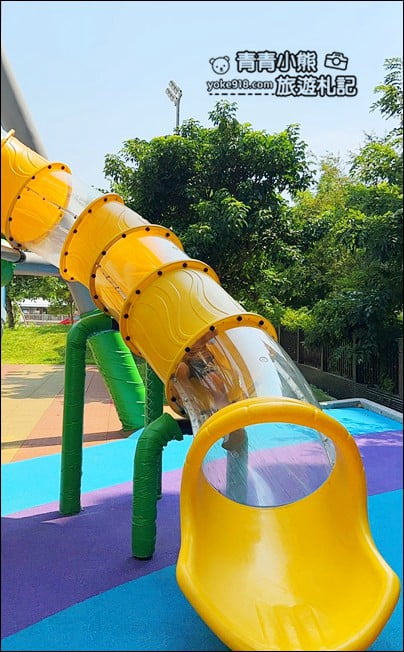 苗栗景點》頭份薩克斯風音樂公園~三層樓旋轉溜滑梯太好玩 @青青小熊＊旅遊札記
