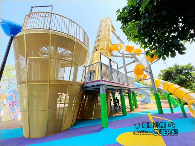苗栗景點》頭份薩克斯風音樂公園~三層樓旋轉溜滑梯太好玩 @青青小熊*旅遊札記 苗栗景點》頭份薩克斯風音樂公園~三層樓旋轉溜滑梯太好玩 @青青小熊*旅遊札記
