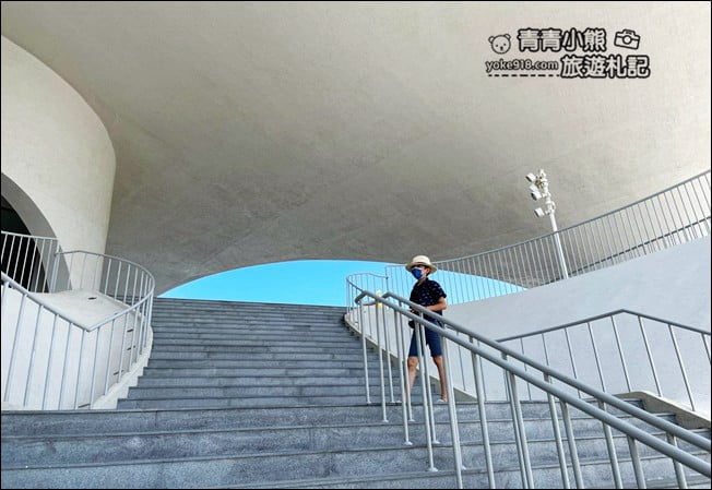 桃園新景點》永安海螺館．永安漁港內的最美建築，桃園最新打卡新地標 @青青小熊＊旅遊札記