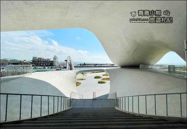 桃園新景點》永安海螺館．永安漁港內的最美建築，桃園最新打卡新地標 @青青小熊＊旅遊札記