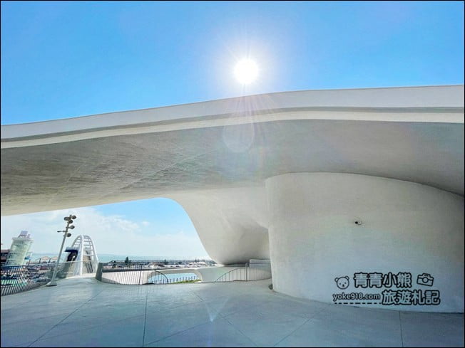 桃園新景點》永安海螺館．永安漁港內的最美建築，桃園最新打卡新地標 @青青小熊＊旅遊札記