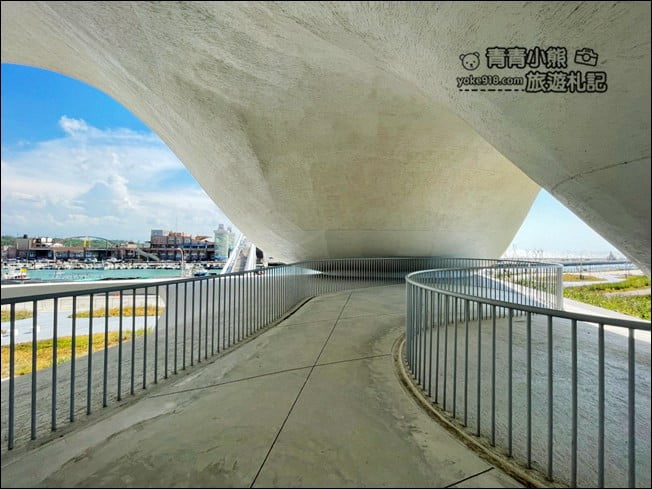 桃園新景點》永安海螺館．永安漁港內的最美建築，桃園最新打卡新地標 @青青小熊＊旅遊札記