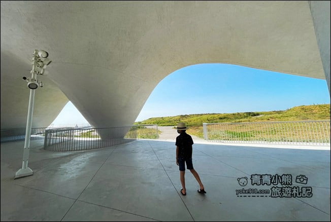 桃園新景點》永安海螺館．永安漁港內的最美建築，桃園最新打卡新地標 @青青小熊＊旅遊札記