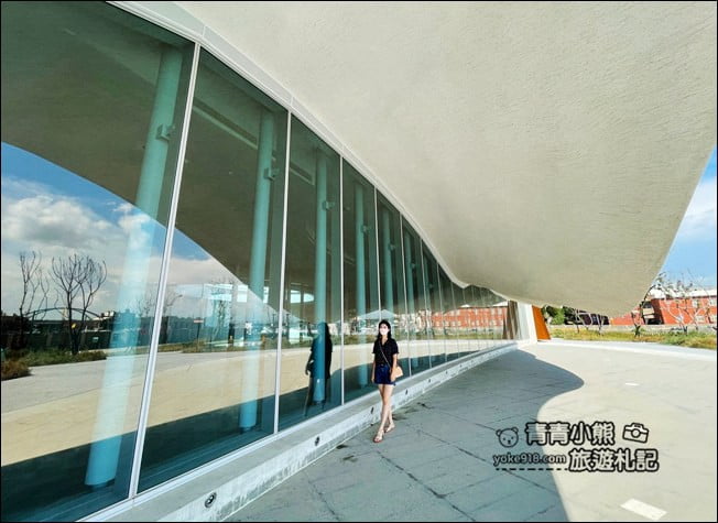 桃園新景點》永安海螺館．永安漁港內的最美建築，桃園最新打卡新地標 @青青小熊＊旅遊札記