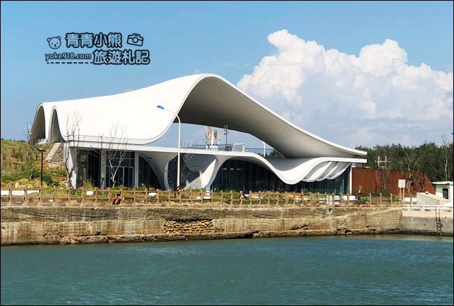 桃園新景點》永安海螺館．永安漁港內的最美建築，桃園最新打卡新地標 @青青小熊＊旅遊札記