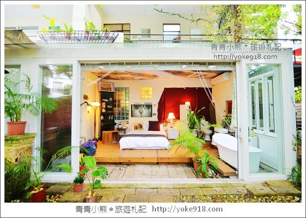 花蓮住宿》花蓮夏慕尼咖啡民宿．隱藏市區的咖啡廳/MV拍攝場景 @青青小熊＊旅遊札記