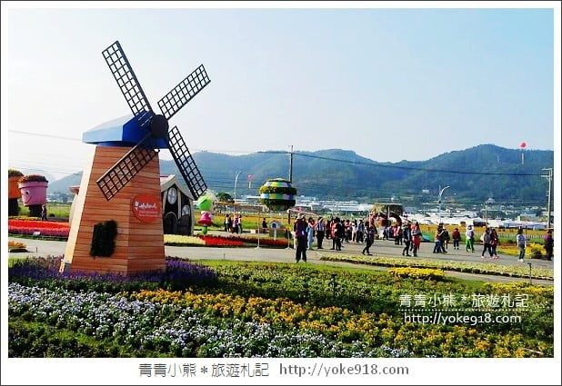 2015新社花海節》2015臺中國際花毯節~體驗巨型萬花筒帶來浪漫視覺饗宴 @青青小熊＊旅遊札記