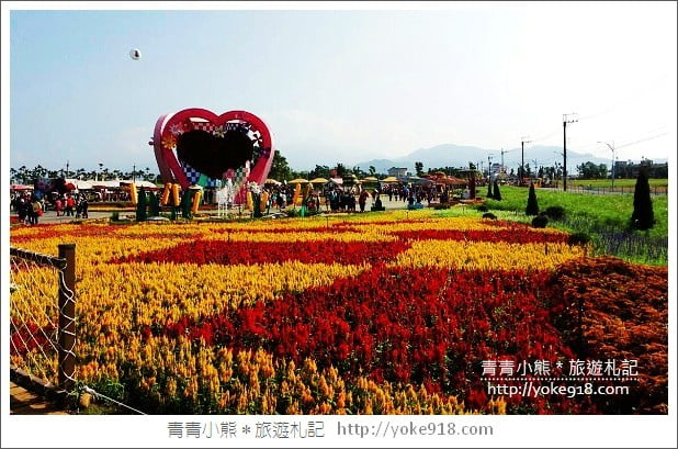 2015新社花海節》2015臺中國際花毯節~體驗巨型萬花筒帶來浪漫視覺饗宴 @青青小熊＊旅遊札記