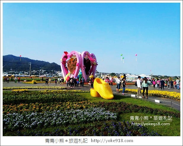 2015新社花海節》2015臺中國際花毯節~體驗巨型萬花筒帶來浪漫視覺饗宴 @青青小熊＊旅遊札記