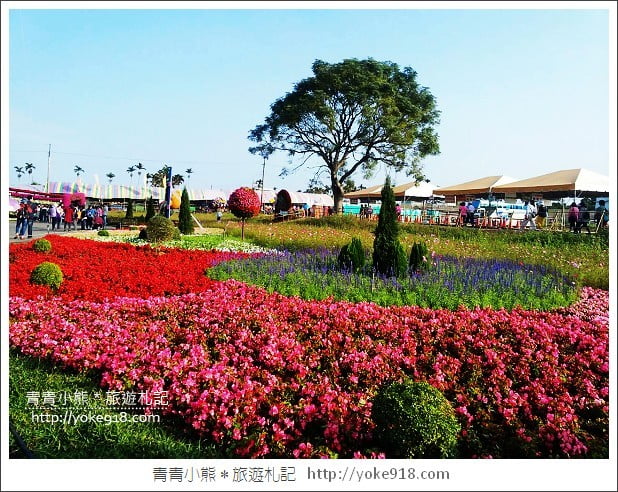 2015新社花海節》2015臺中國際花毯節~體驗巨型萬花筒帶來浪漫視覺饗宴 @青青小熊＊旅遊札記